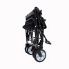 Collapsible Foldable Wagon Cart Beach Wagon Heavy Duty Utility Cart  For For Camping With 3Pcs Plastic Liner Bag - 2 of 4