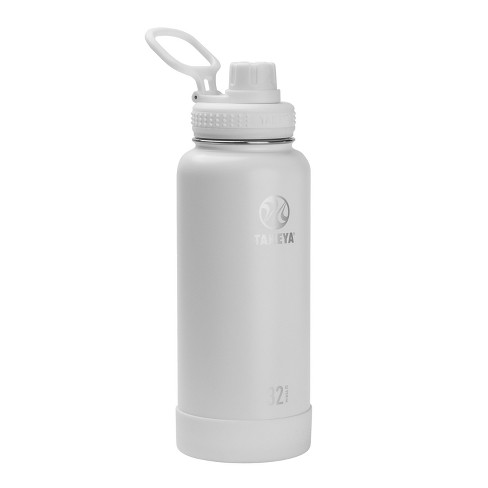 Takeya 32oz Actives Insulated Stainless Steel Water Bottle with Spout Lid -  White