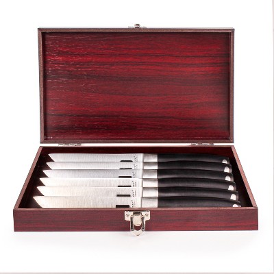 Berghoff Pakka Stainless Steel 12pc Steak Knife Set 4.75, Pakka Wood :  Target