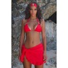 Moda Minx 'Red' Short Ruffle Sarong - 4 of 4