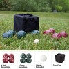 Toy Time Outdoor Bocce Ball Set with Bocce Balls, Pallino and Equipment Carrying Bag - Red/Green - 3 of 4