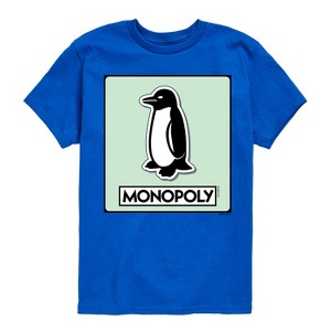 Boys' - Monopoly - Penguin Game Token Short Sleeve Graphic T-Shirt - 1 of 4