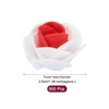 Unique Bargains PE Mini Artificial Rose Flower Heads for DIY Craft 1.38 Inch Dia 500 Pcs - 2 of 3