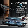 KRISRATE Treadmill with Incline, 3.5HP Smart Portable Folding Treadmill for Home, Running Machine with Smart Fitness Tracking, Silent Shock Absorption - 3 of 4