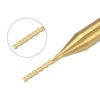 Unique Bargains Titanium Coat Carbide End Engraving CNC 1/8" Shank Router Bits 10 Pcs - 3 of 4