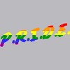 Adult Design By Humans Rainbow Colored Pride Letters By EsskayDesigns Tank Top - 2 of 2