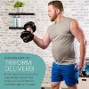 Lifepro 6-in-1 Adjustable Dumbbells - Compact Weight Set from 15Lb to 90Lb for Home Gym, Full Body Workouts, Fitness & Strength Training - 3 of 4