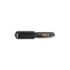 Bass Brushes The Travel Brush Style & Detangle Hair Brush Professional Grade Nylon Pins High Polish Acrylic Handle Fold Up Design with Mirror Black - 2 of 4