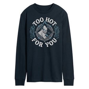 Men's - Disney Villains - Hades Too Hot For You Long Sleeve Graphic T-Shirt - 1 of 4
