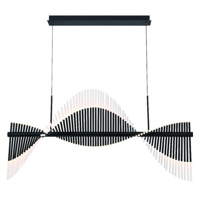 Eurofase Lighting Voltik 144 - Light Chandelier in  Black