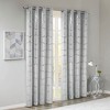 PAGED Metallic Print Total Blackout Curtains for Bedroom,Window Curtain Panels with Grommet Top,Curtains for Living Room,Machine Washable - 2 of 4