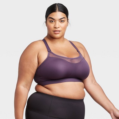 lilac sports bra