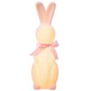 The Lakeside Collection Easter Bunny Lighted Flocked Tabletop Decor In Lavender Pink Or Green - 2 of 4