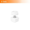 Unique Bargains Plastic Non-Skid Adjustable Square Insert  Furniture Leveling Feet - 3 of 4