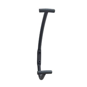 Bent Wire Hook Black - Threshold™: Powder-Coated Steel Wall Hook, Decorative Towel Hook, Single Black Hook - 1 of 3