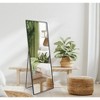 Americanflat - 21x58 Black Arched Full Length Mirror With Stand Full Body Mirror for Bedroom Living Room Bathroom - 2 of 4