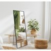 Americanflat - 21x58 Black Arched Full Length Mirror With Stand Full Body Mirror for Bedroom Living Room Bathroom - image 2 of 4