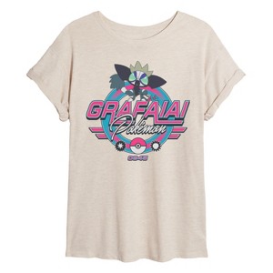 Women's - Pokémon - Grafaiai Racing Oversized Graphic T-Shirt - 1 of 4