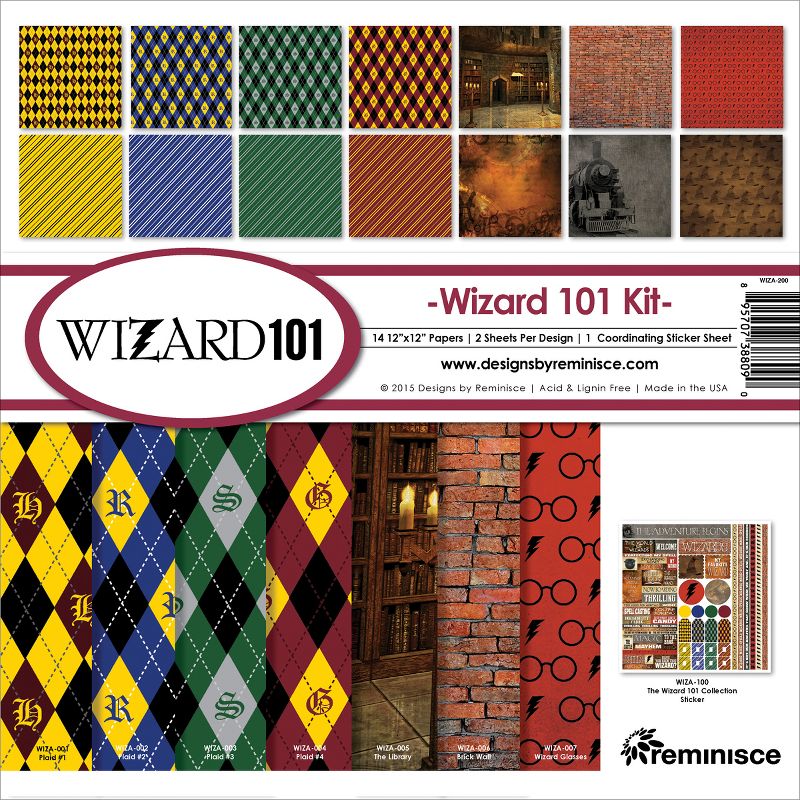 Reminisce Collection Kit 12"X12"-Wizard, 1 of 2