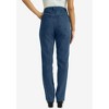 Jessica London Women's Plus Size Classic Cotton Denim Straight-Leg Jean - 3 of 4