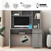UPHA 51-inch Computer Desk with Hutch & Bookshelf - 3 of 4