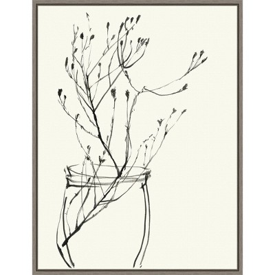 Trademark Fine Art 'Book Pressed Flowers I' Canvas Art by Jennifer Goldberger