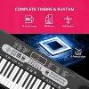 SUGIFT 61-Key Beginners Electronic Keyboard Piano Set w/ LCD Screen, Lighted Keys, Teaching Modes - 4 of 4