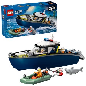 LEGO City Police Boat Chase Building Toy 60456 - 1 of 4