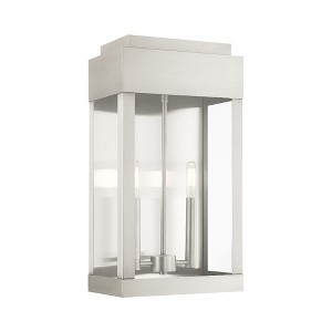 Livex Lighting York 2 - Light Wall Light in  Brushed Nickel - 1 of 2