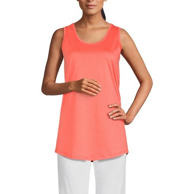 Lands' End Women's Supima Cotton Tunic Tank Top