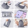 9pcs Travel Storage Bag Set,Foldable Zipper Design,Packing Bags Kit Organiser For Travel Camping - 2 of 4