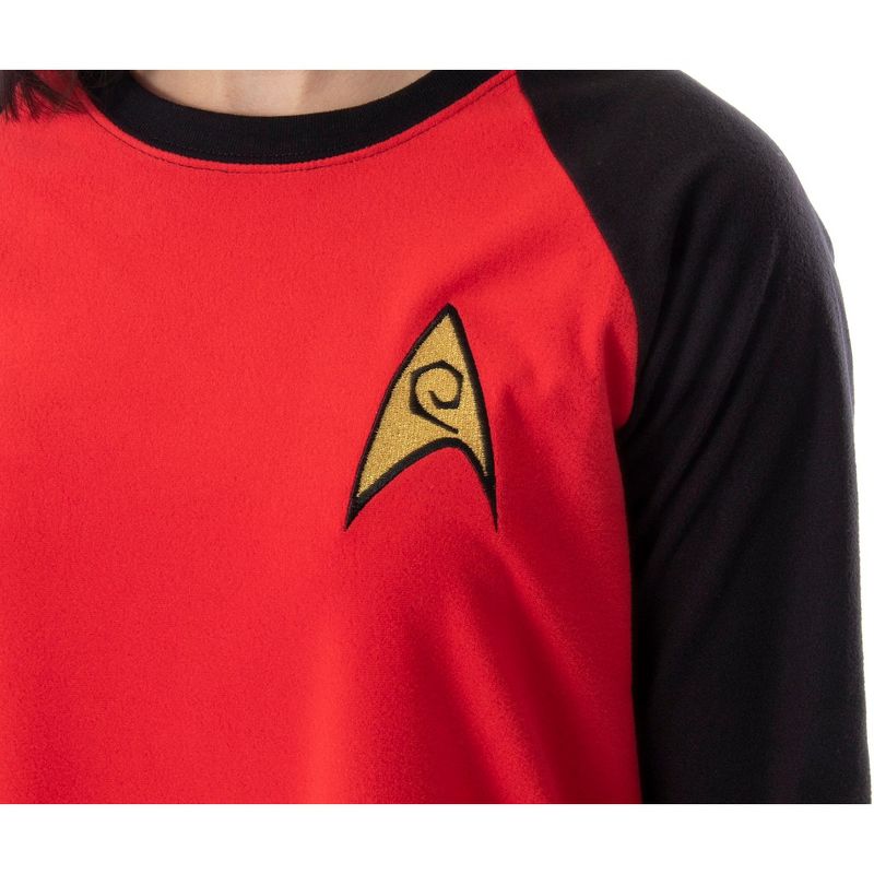 Star Trek Original Series Women's Juniors Raglan Sleep Shirt Nightgown, 2 of 7