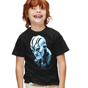 Boys' Star Trek Beyond Jaylah Burst T-Shirt Black Small - 1 of 4