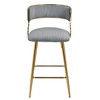 SKRAN Counter Height Bar Stools Set of 2, 26"Barstools With Backswith Metal Frame for Bar, Kitchen Counter Island, Dining Room - 4 of 4