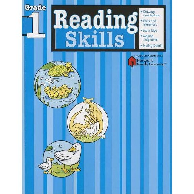 Reading Skills: Grade 1 (Flash Kids Harcourt Family Learning) - (Paperback)