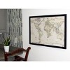 Home Magnetics Standard World Map - Tan - 2 of 4