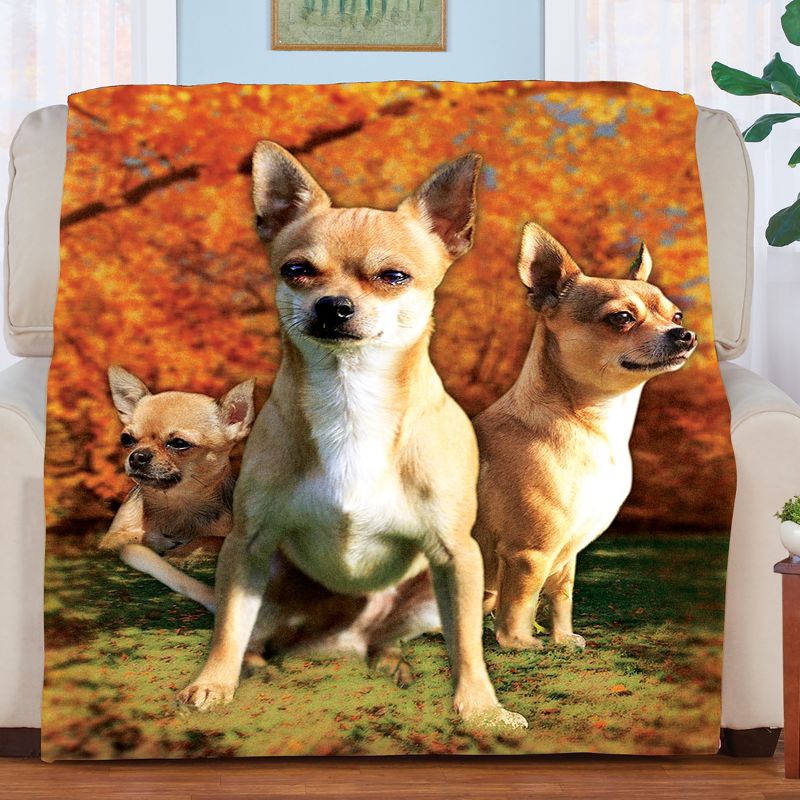 Collections Etc Dog Breed Fleece Throw, 2 of 4