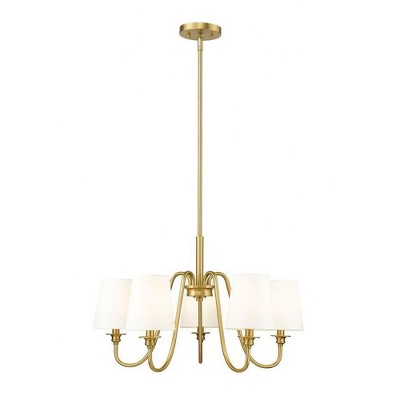 Z-Lite Gianna 5 - Light Chandelier in  Modern Gold