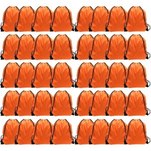 Waterproof Drawstring Backpack Bulk, Nylon Cinch Bags in 10 Colors for School, Gym, Sports - 1 of 4