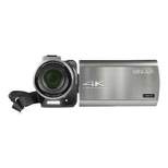 Minolta MN4K100Z 4K Ultra HD 36x Digital Zoom Video Camcorder with Rechargeable Battery (Gunmetal)