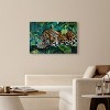 Art Remedy Jaguar Nap Tropical Jungle Animals Wall Art Unframed - 2 of 4