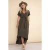 WEST K Women's Georgia Faux Wrap Dress with High-Low Hem and Tie Waist - 2 of 3