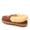 Fireside by Dearfoams Women's Gladstone Genuine Shearling Moccasin with Stitching - 2 of 4