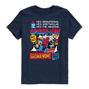 Boys' - Marvel - Spider-Man Comic Short Sleeve Graphic T-Shirt - 1 of 4