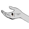 Cell Phone Accessory Hand for Figures Toy Company Ultimate 4.25 Inch Kid Figures [Black / Blue Phone] (Set of Three) - 3 of 4