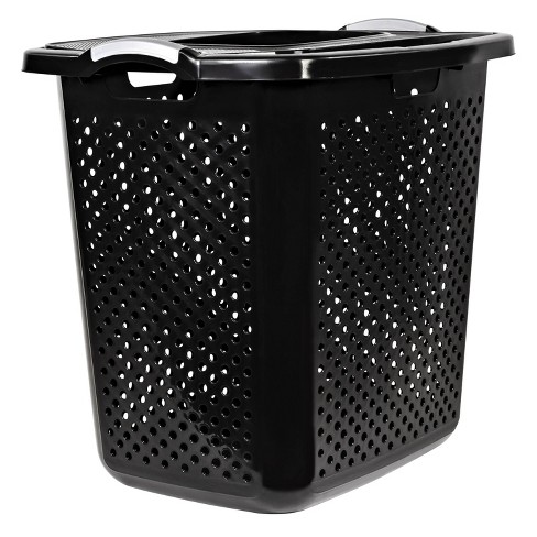 Laundry Basket (XL) in black & white / Laundry Hamper