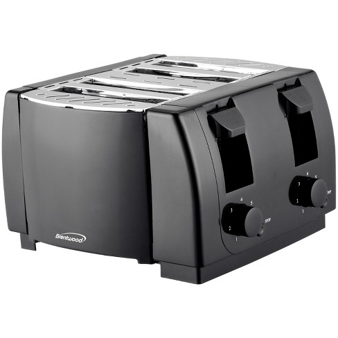 Brentwood Cool Touch 4-Slice Toaster (Black)