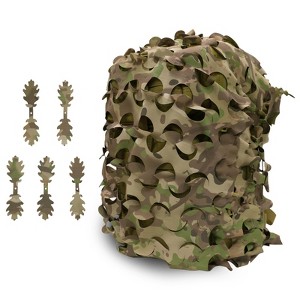Generic Tactical Backpack Cover, Breathable Mesh Camo Camouflage Pack Cover Great for Tactical Military Gear Combat - 1 of 4