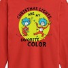 Boys' - The Cat in the Hat - Christmas Lights Are My Favorite Color Long Sleeve Graphic T-Shirt - 2 of 4