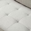 MAYEERTY 65in Modern Couch Loveseat Stylish Upholstered Sofa for Living Room£¬Beige - 4 of 4